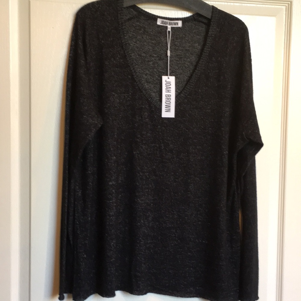 NWT Joah Brown for keeps V neck long sleeve